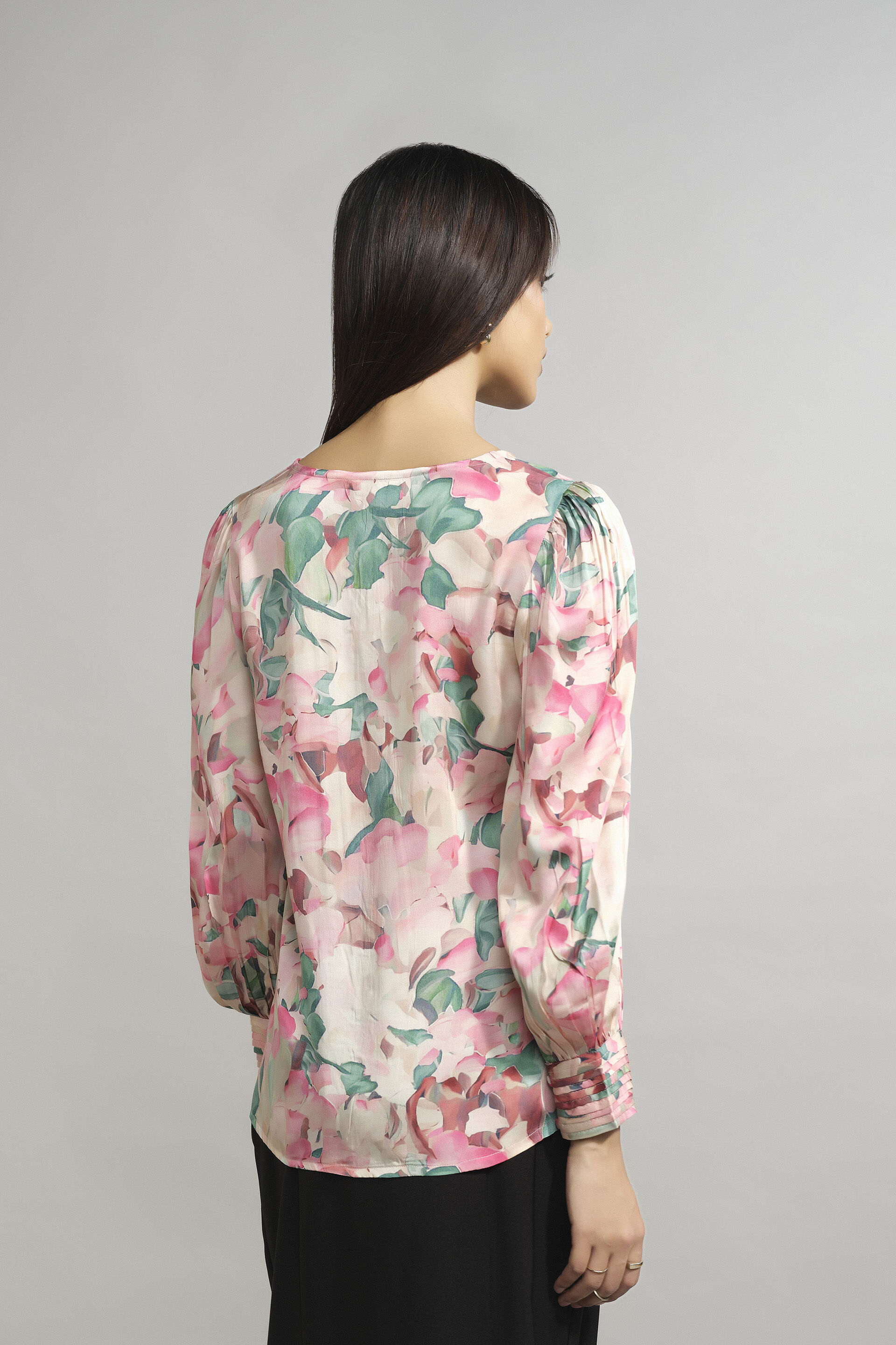 Larger Than Life Floral Top, Multi Color, image 6